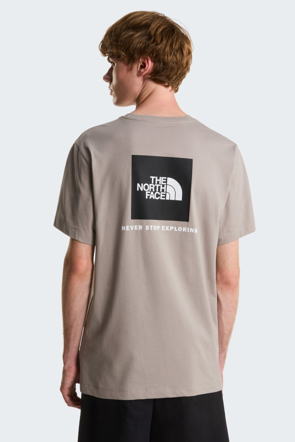 טישירט עם הדפס Evolution Box - אפור The North Face