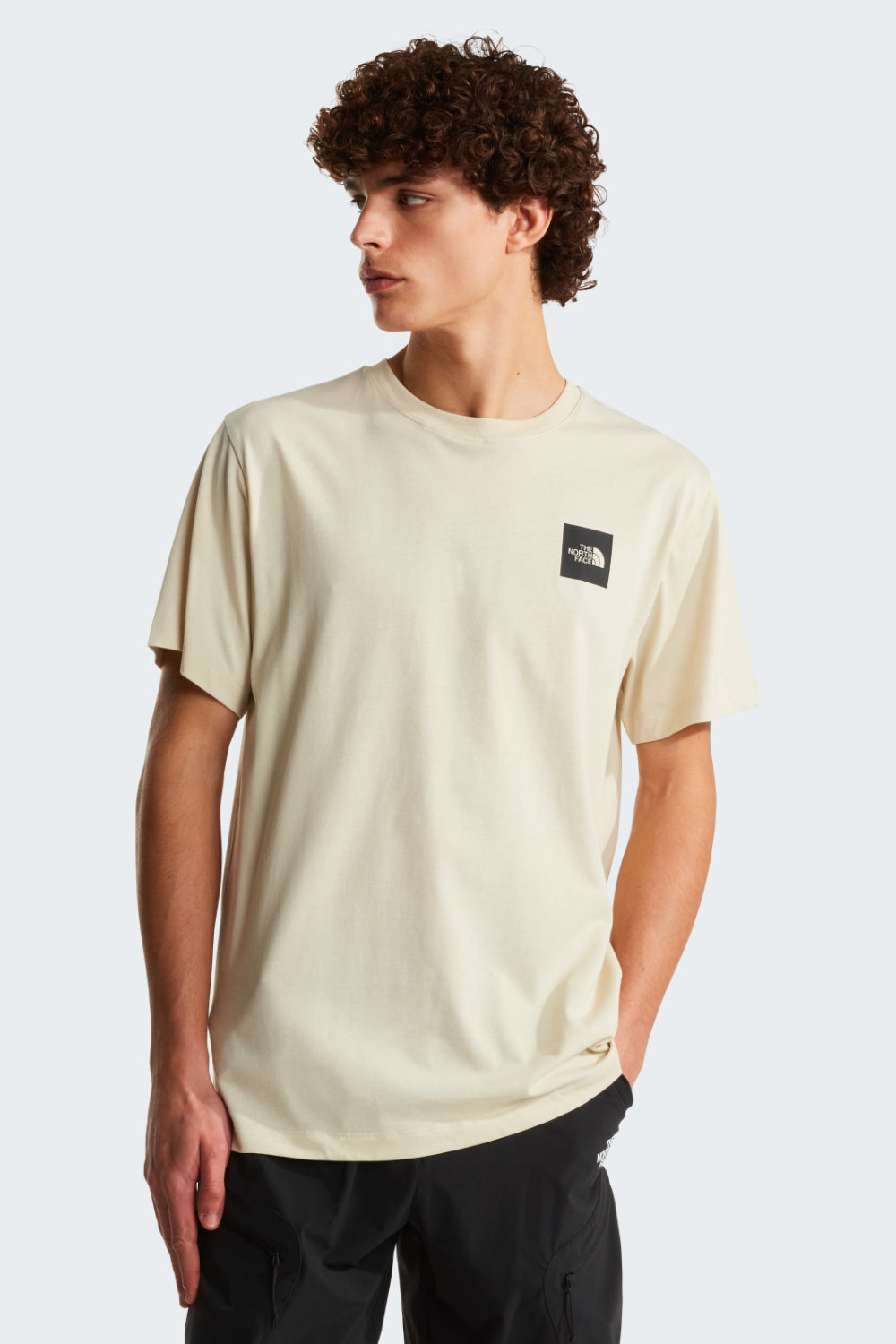 טישירט עם הדפס לוגו Evolution Box - שמנת The North Face