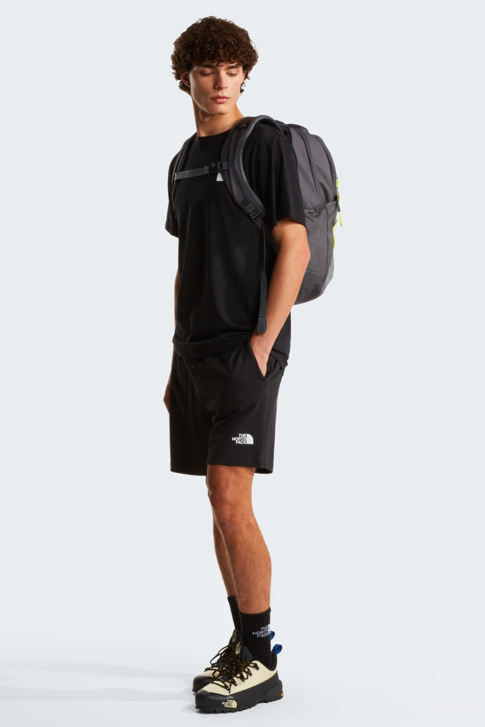טישירט עם הדפס לוגו Evolution Box - שחור The North Face