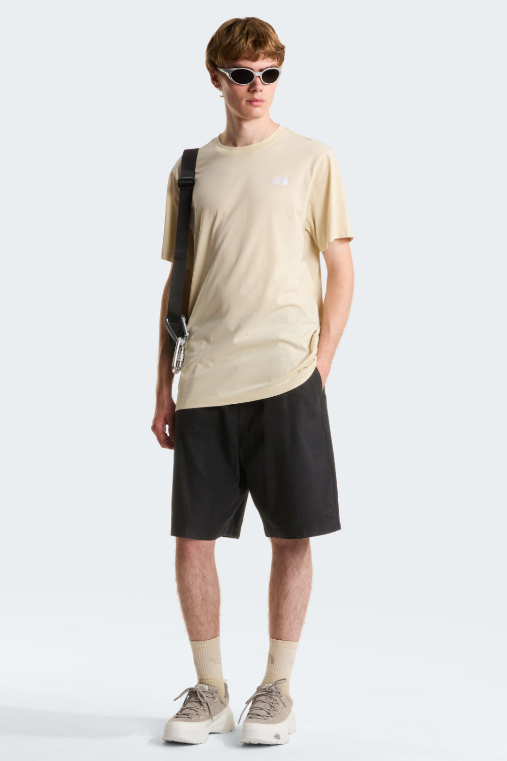 טישירט קצרה EVOLUTION SIMPLE DOME- בז' North Face