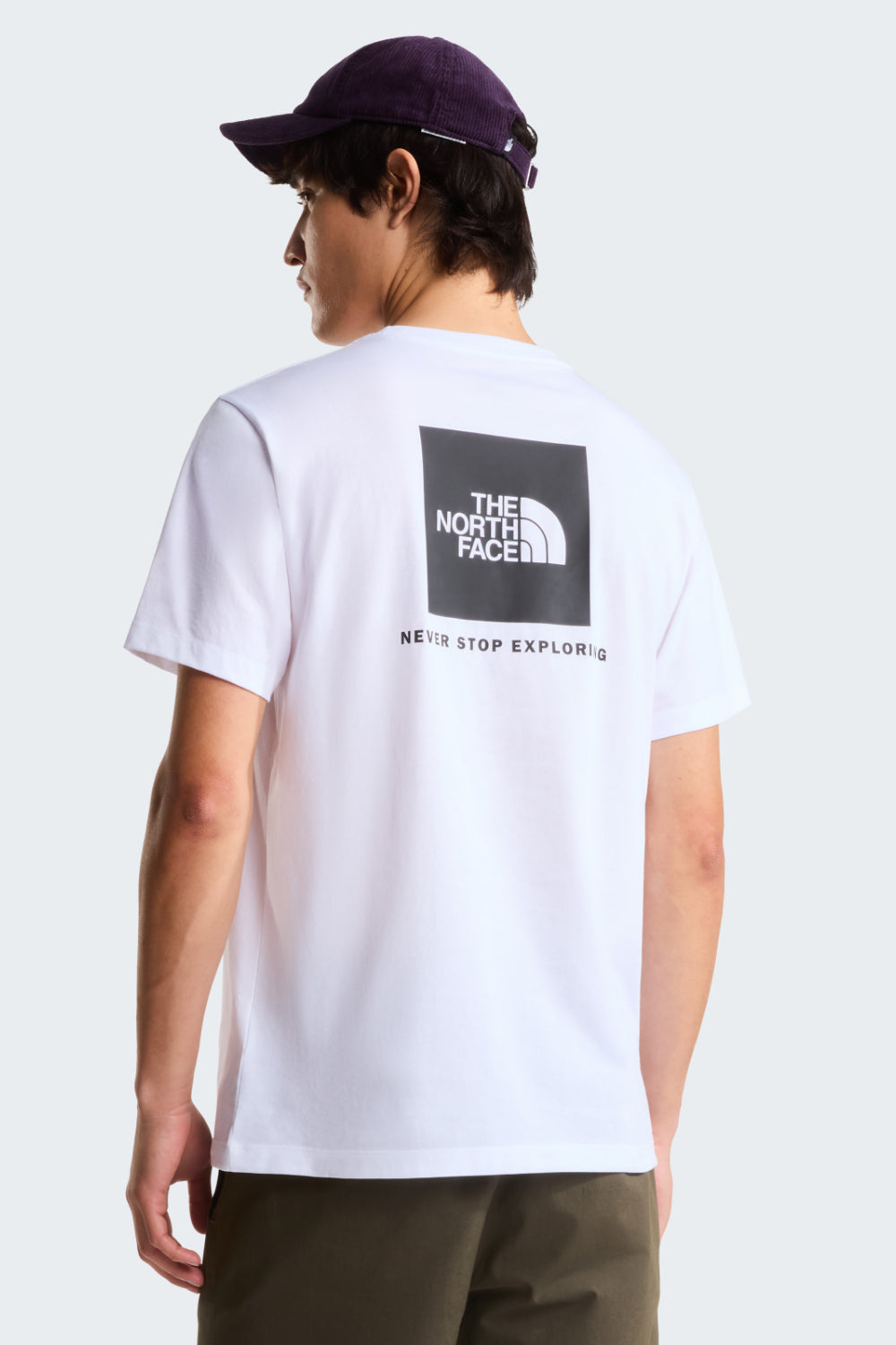 טישירט קצרה בגזרת Regular Fit - לבן North Face