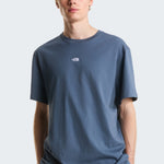 טישירט קצרה ESSENTIAL CENTRE LOGO - אפור North Face