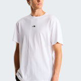 טישירט קצרה ESSENTIAL CENTRE LOGO - לבן North Face