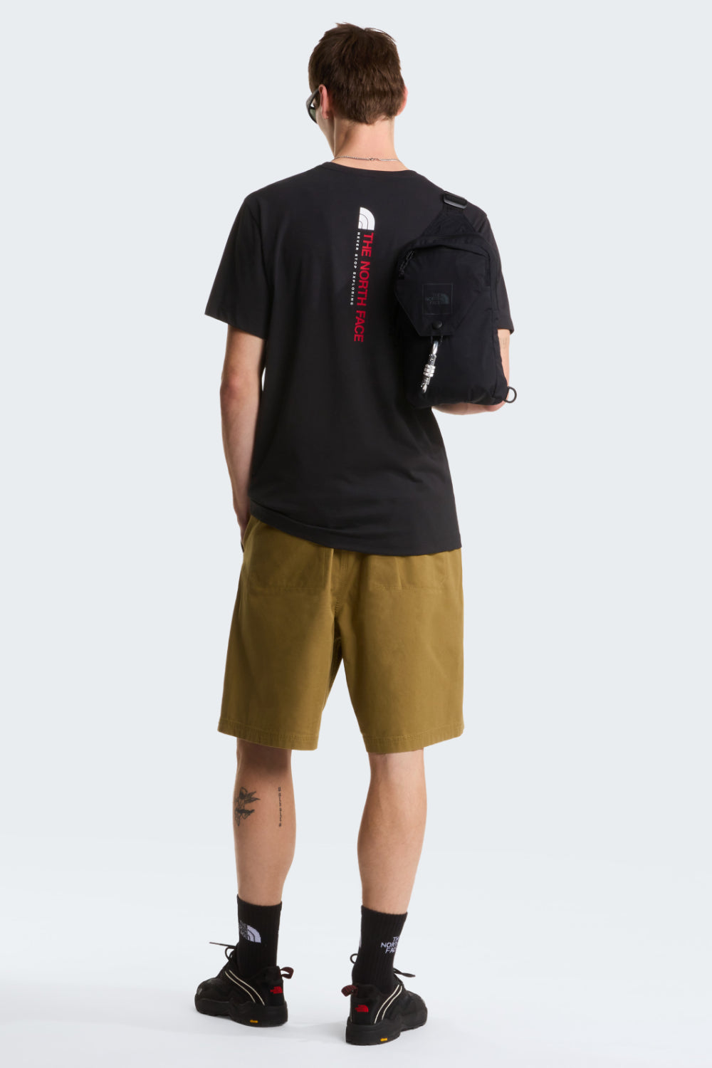 טישירט קצרה VERTICAL - שחור North Face