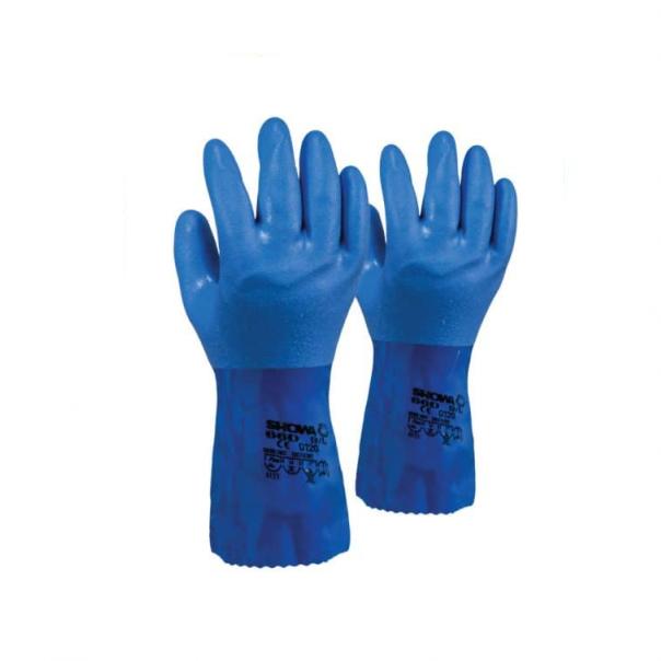 כפפות גומי כחולות 